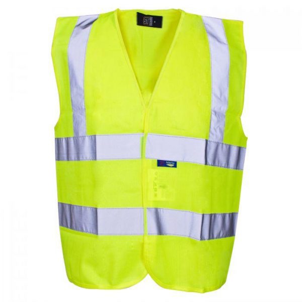 Supertouch Hi Vis Yellow Builders Vest