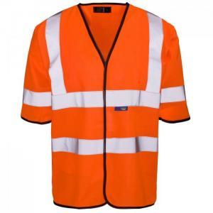 Supertouch Hi Vis Orange Short Sleeved Vest