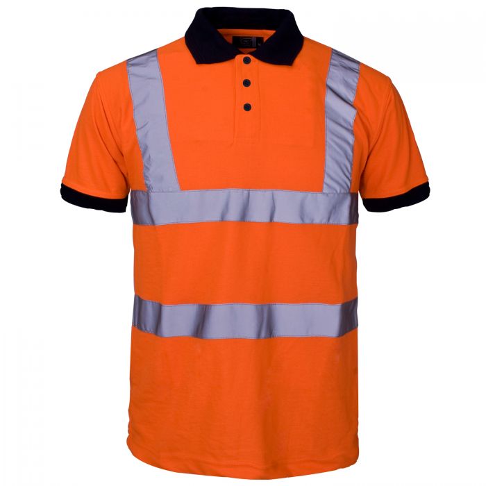 Supertouch Hi Vis Orange Polo Shirt