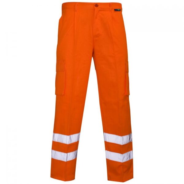 Supertouch Hi Vis Orange Combat Trousers