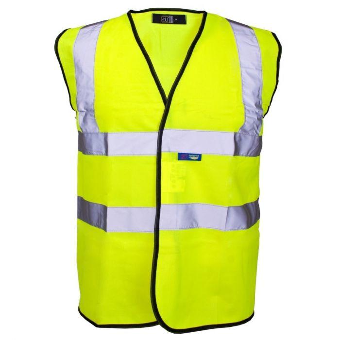 Supertouch Hi Vis Yellow Vests Printers Pack Yellow