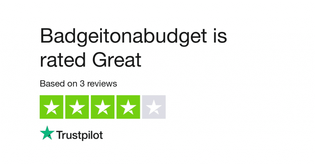 Read Customer Service Reviews of badgeitonabudget.com