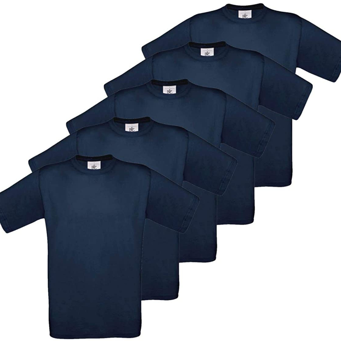 Bulk buy 5 crew neck t shirts