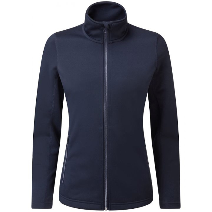 premier women's zip through sweatshirt french navy
