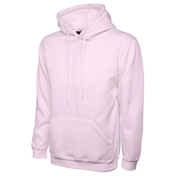 UC510 uneek ladies deluxe hooded sweatshirt pink
