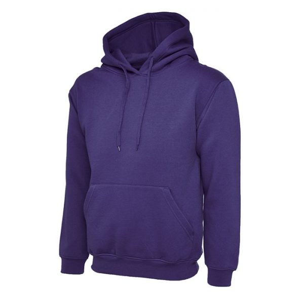 UC510 uneek ladies deluxe hooded sweatshirt purple