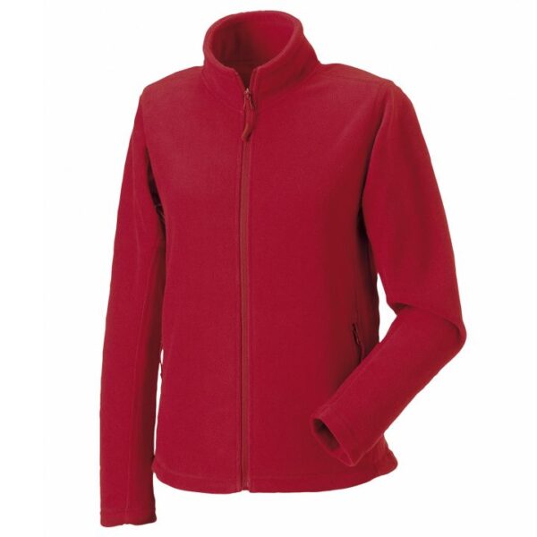 Russell Women's Full Zip Outdoor Fleece Classic Red