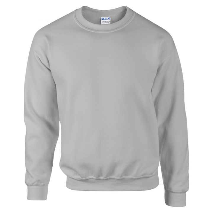 Gildan Dryblend Adult Crew Neck Sweatshirt Sport Grey