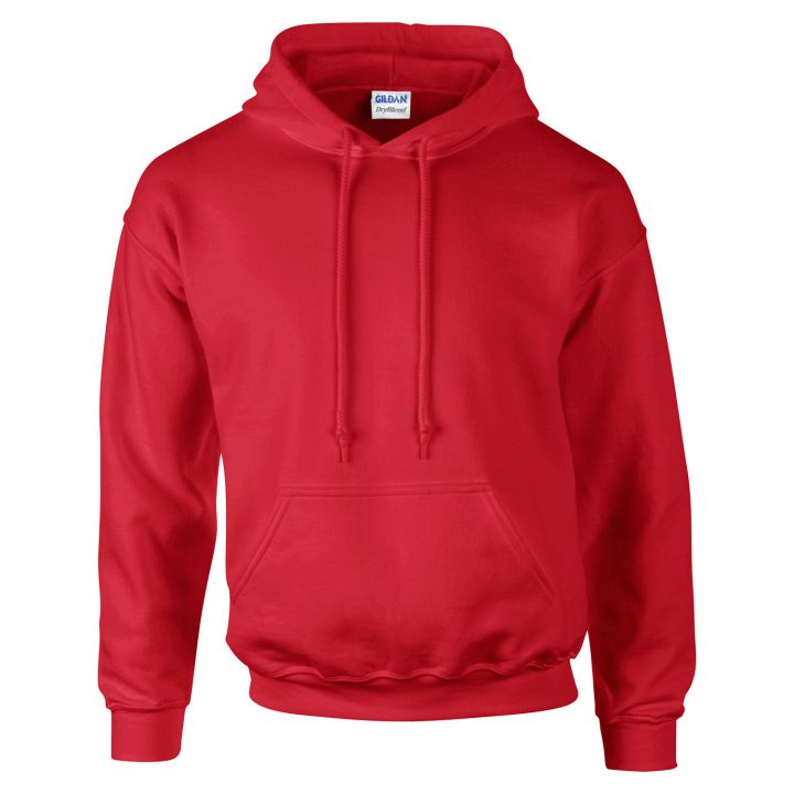 Gildan Dryblend Adult Hooded Sweatshirt Red