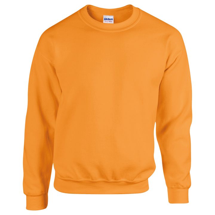 Gildan Heavy Blend Adult Sweatshirt Safety Orange