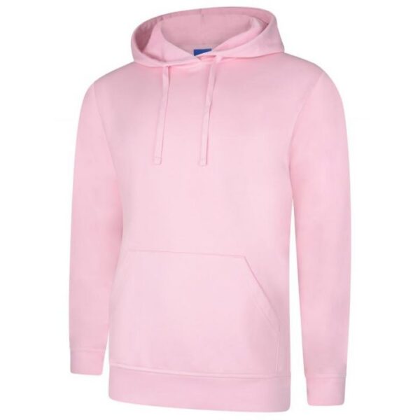Uneek Deluxe Hooded Sweatshirt Pink
