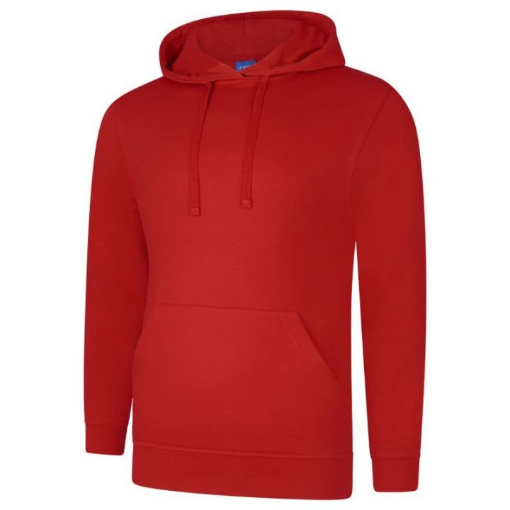 Uneek Deluxe Hooded Sizzling Red